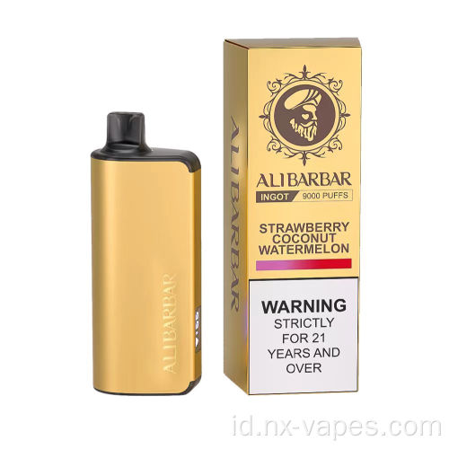 Alibarbar ingot 9k puffs australia vape grosir
